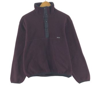 ウールリッチ(WOOLRICH)の古着 ウールリッチ WOOLRICH POLARTEC ポーラテック ハーフスナップ フリースプルオーバー USA製 メンズM /eaa354065(その他)