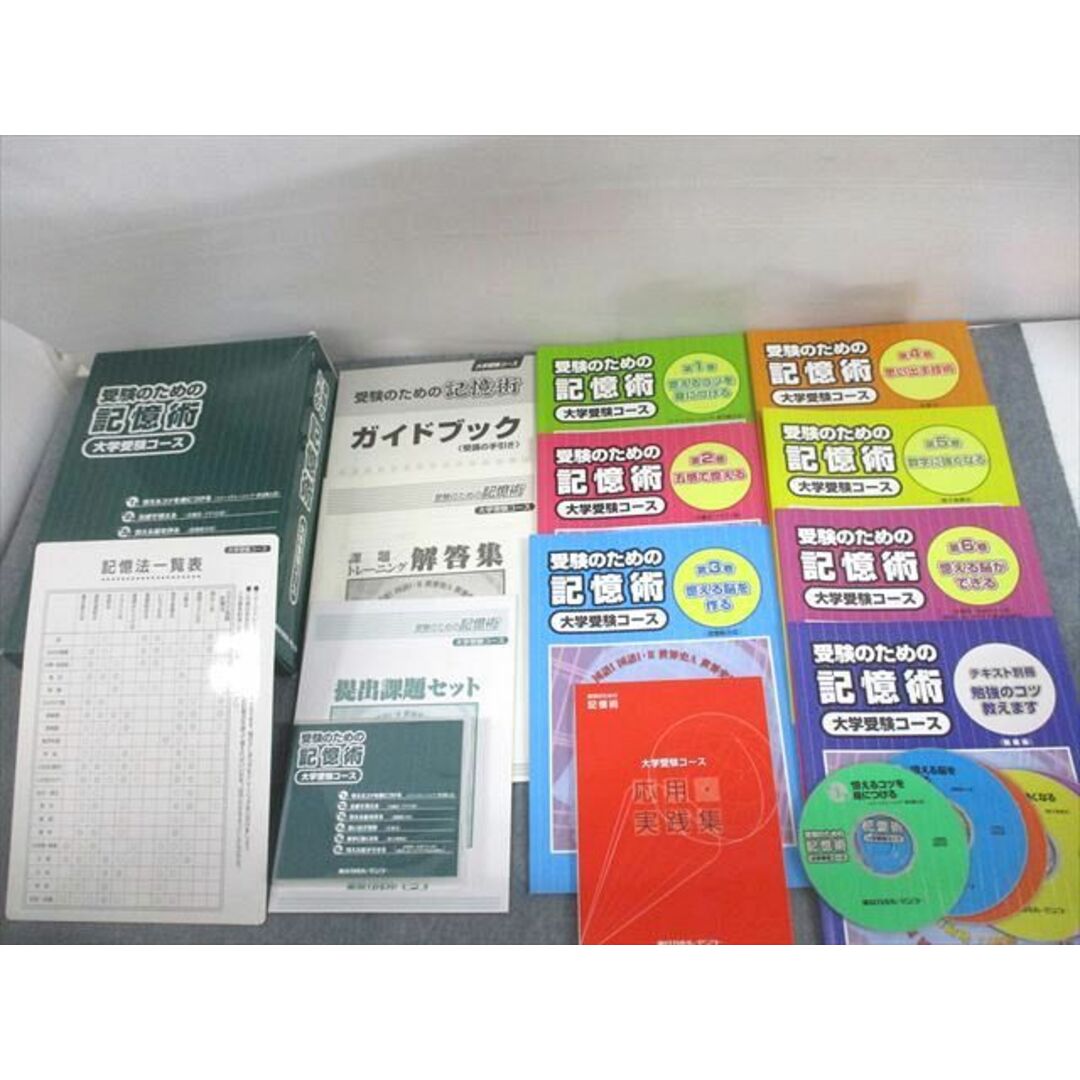 VI10-065 東京カルチャーセンター 受験のための記憶術 大学受験コース 2005 計8冊 CD5枚付 75M1D