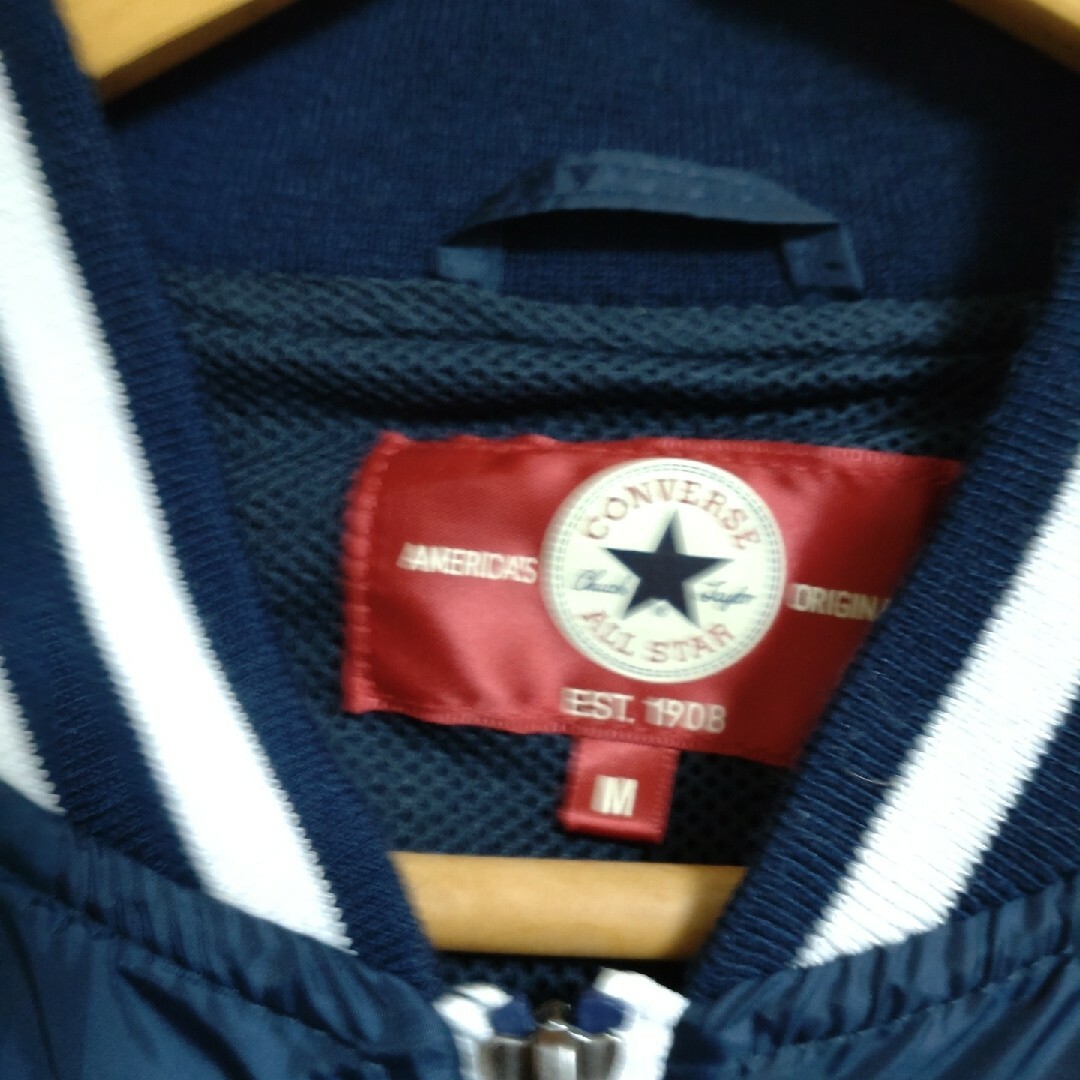 CONVERSE - CONVERSE ナイロンジャケット ネイビーの通販 by CONVERSE - CONVERSE ナイロンジャケット ネイビーの通販 by