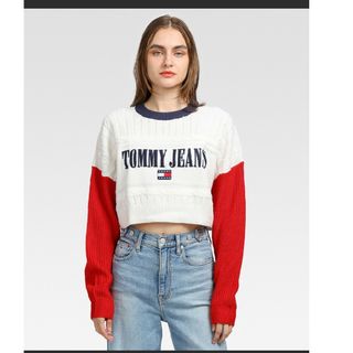 トミージーンズ(TOMMY JEANS)のクロップドアーカイブセーター(ニット/セーター)