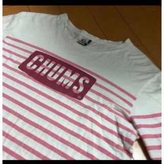 チャムス(CHUMS)の値下げ!!CHUMSボーダーコットンカットソ(Tシャツ/カットソー(半袖/袖なし))