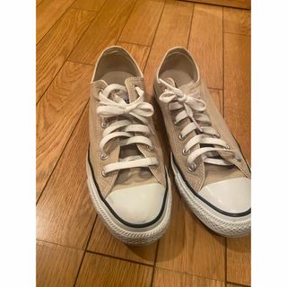 コンバース(CONVERSE)のコンバース⭐️ベージュ⭐️25.5センチ(スニーカー)