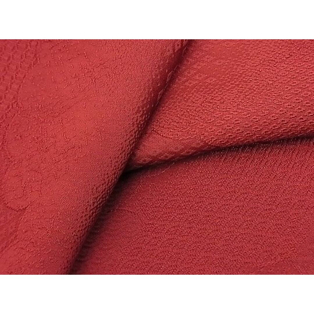 平和屋野田店■上質な色無地 雲取り吉祥地紋 濃紅色 逸品 未使用 n-ip1226 | フリマアプリ ラクマ