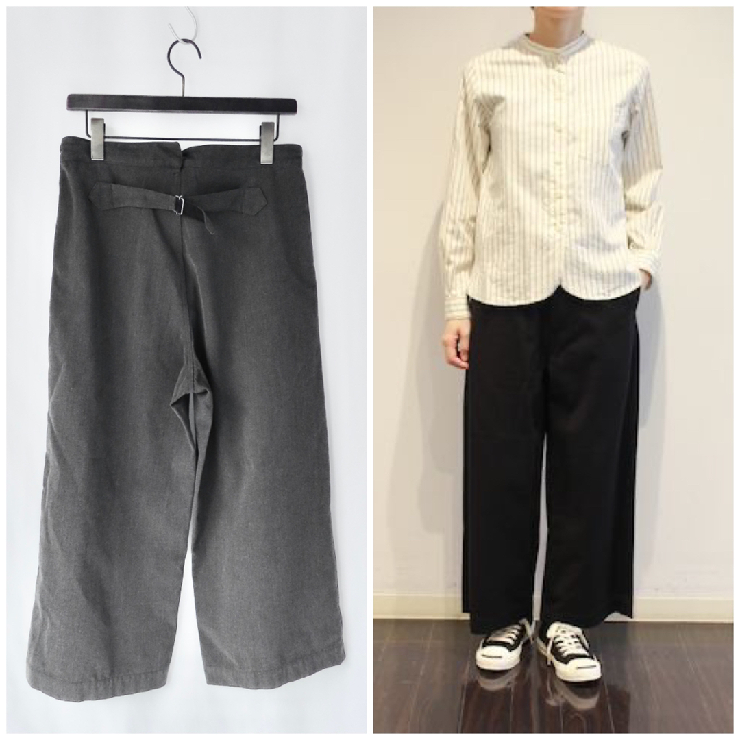 MARGARET HOWELL - MHL. WOOL COTTON DRILL 3 L ワイドパンツの通販 by