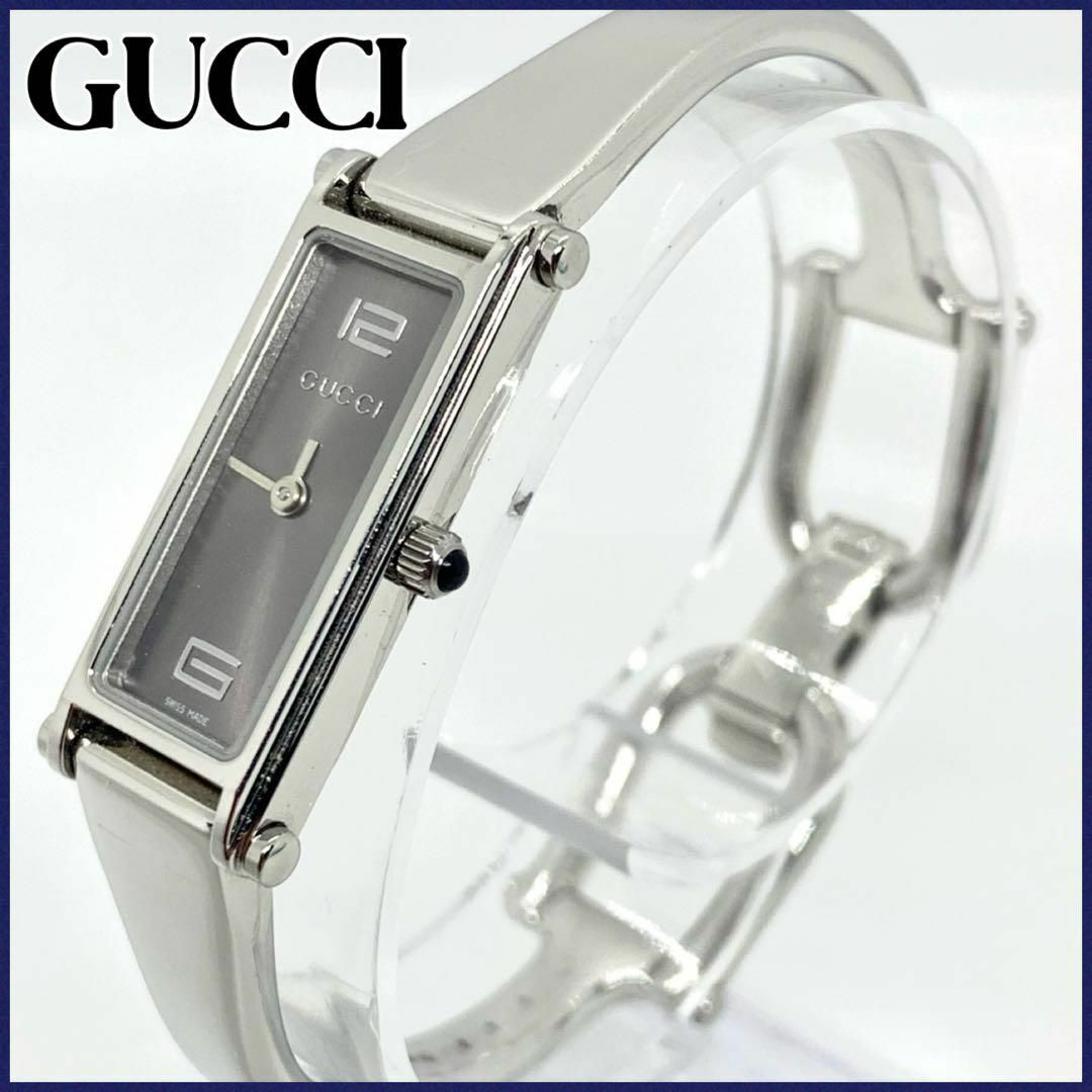 GUCCI グッチ 時計 1500L シルバー SS クォーツ 稼働中-