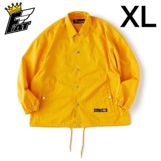 エフエーティー(FAT)のFAT PACKIES  YELLOW FAT XLサイズ コーチジャケット (ナイロンジャケット)