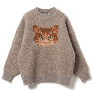 マミタス(mmts)の【グレコ様専用】新品　mmts 新作　茶トラ ニット　猫　キャットセーター　(ニット/セーター)