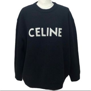 celine - 正規品 セリーヌ ニット セーター モックネック ブラック Lの