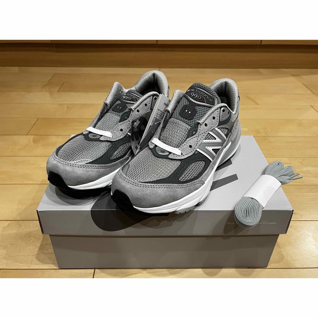 New Balance - 23.5cm newbalance W 990 V6 GL6 グレー greyの通販 by ...