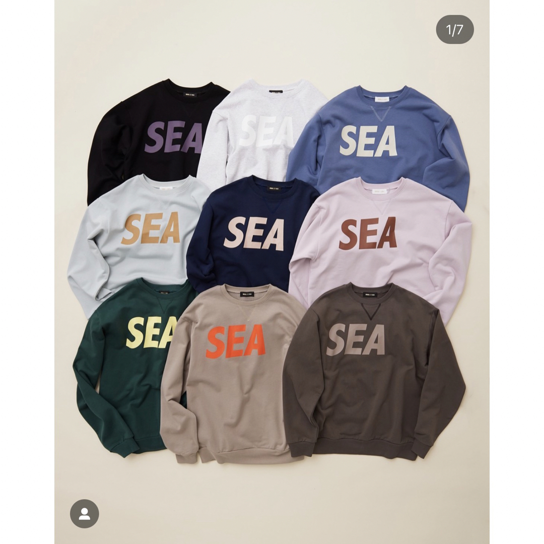SEA Crew neck / Charcoal_Taupe
