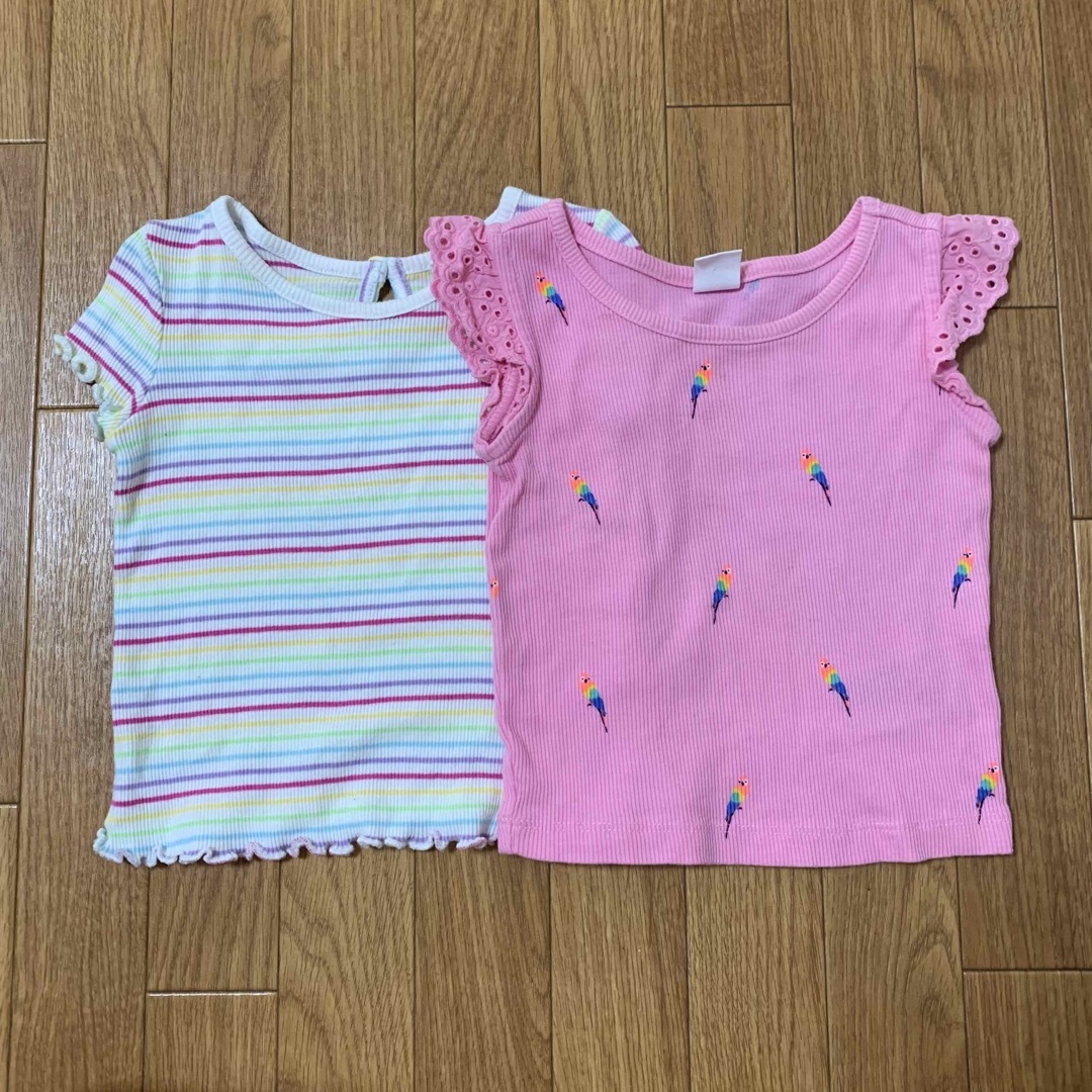 babyGAP(ベビーギャップ)のベビー服　夏服　まとめ売り　女の子　80cm キッズ/ベビー/マタニティのベビー服(~85cm)(Ｔシャツ)の商品写真