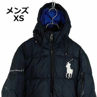 ポロラルフローレン(POLO RALPH LAUREN)のポロラルフローレン 3030 ビックポロ フードダウンジャケット 刺繍 XS(ダウンジャケット)