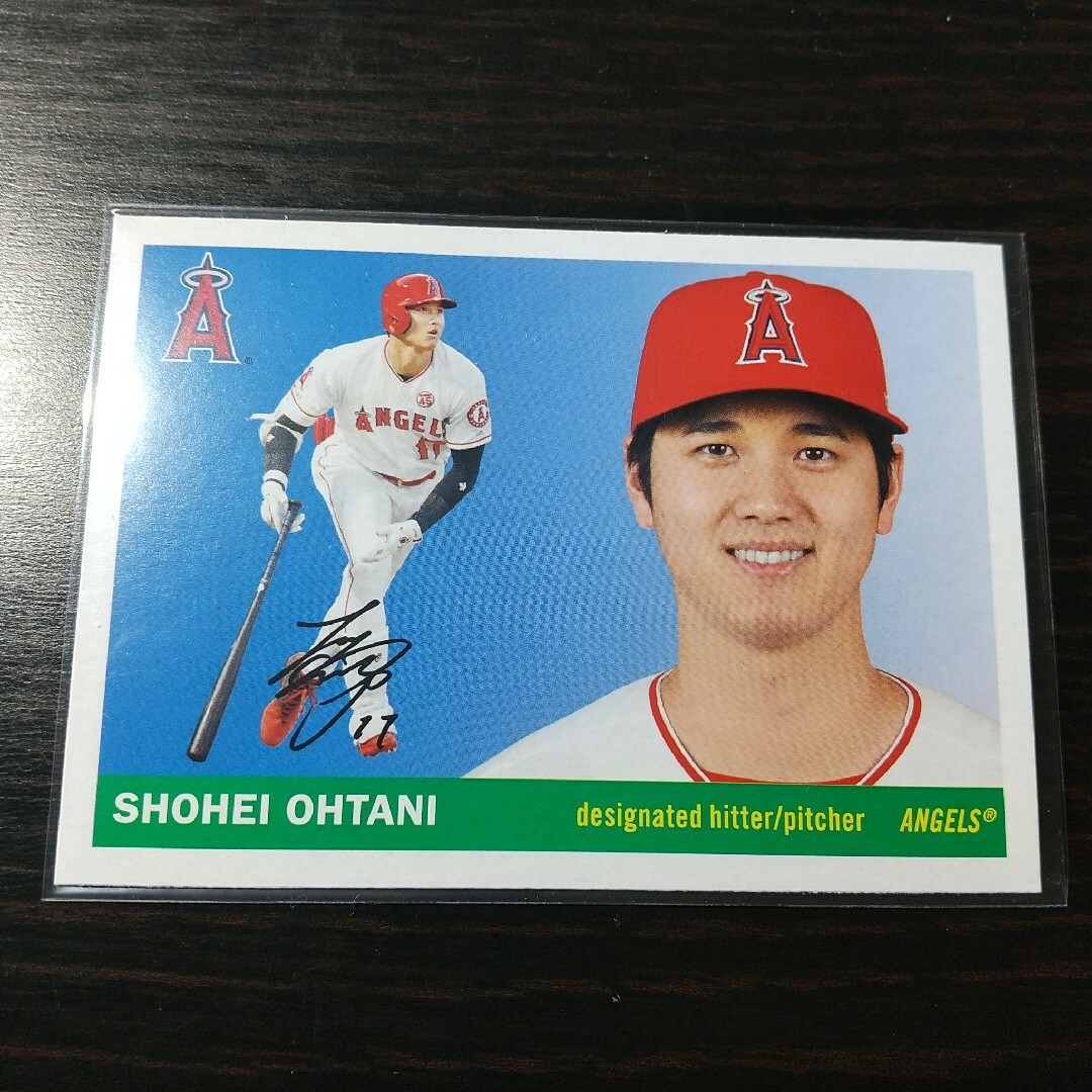 大谷翔平 2020 TOPPS プリントサインカード エンタメ/ホビーのフィギュア(スポーツ)の商品写真