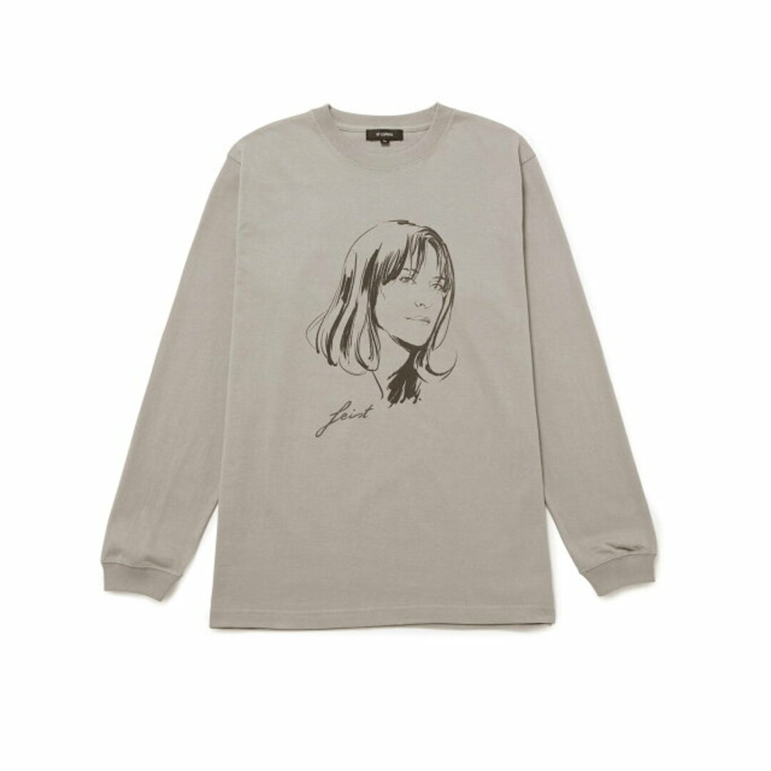 bonjour records(ボンジュールレコーズ)の【チャコール（06）】【L】Stephane Manel F L/S TEE レディースのトップス(カットソー(長袖/七分))の商品写真