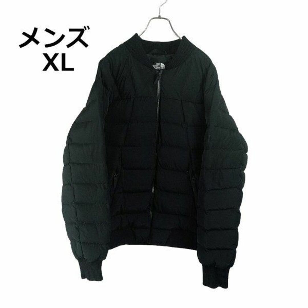 【超美品】ノースフェイス　ダウンジャケット　ブラック　メンズ　XL US規格