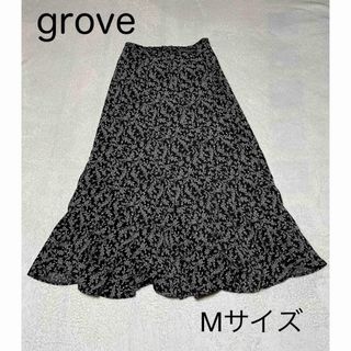 グローブ(grove)のgrove   ロングマーメイドスカート　Mサイズ(ロングスカート)