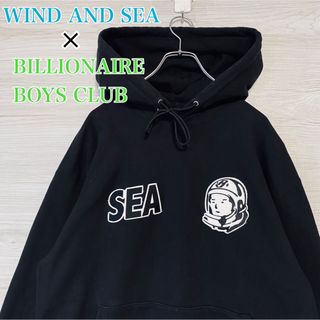 wind and sea 初期パーカー L 黒 レア 美品