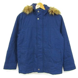 ギャップ(GAP)のギャップ モッズコート ジャンパー アウター ファー付き キッズ 男の子用 XLサイズ ネイビー GAP(コート)