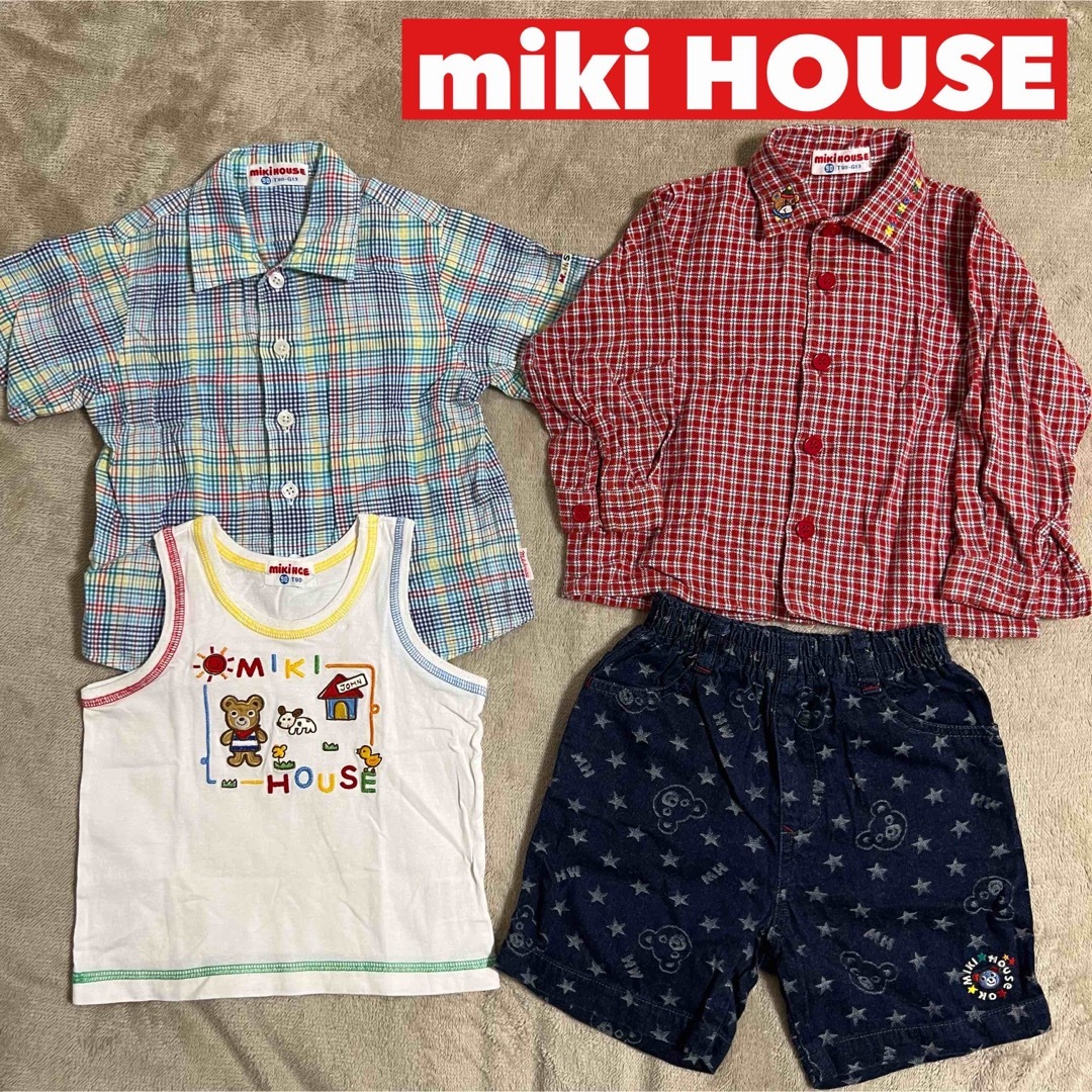 MIKI HOUSE   シャツ・パンツセット