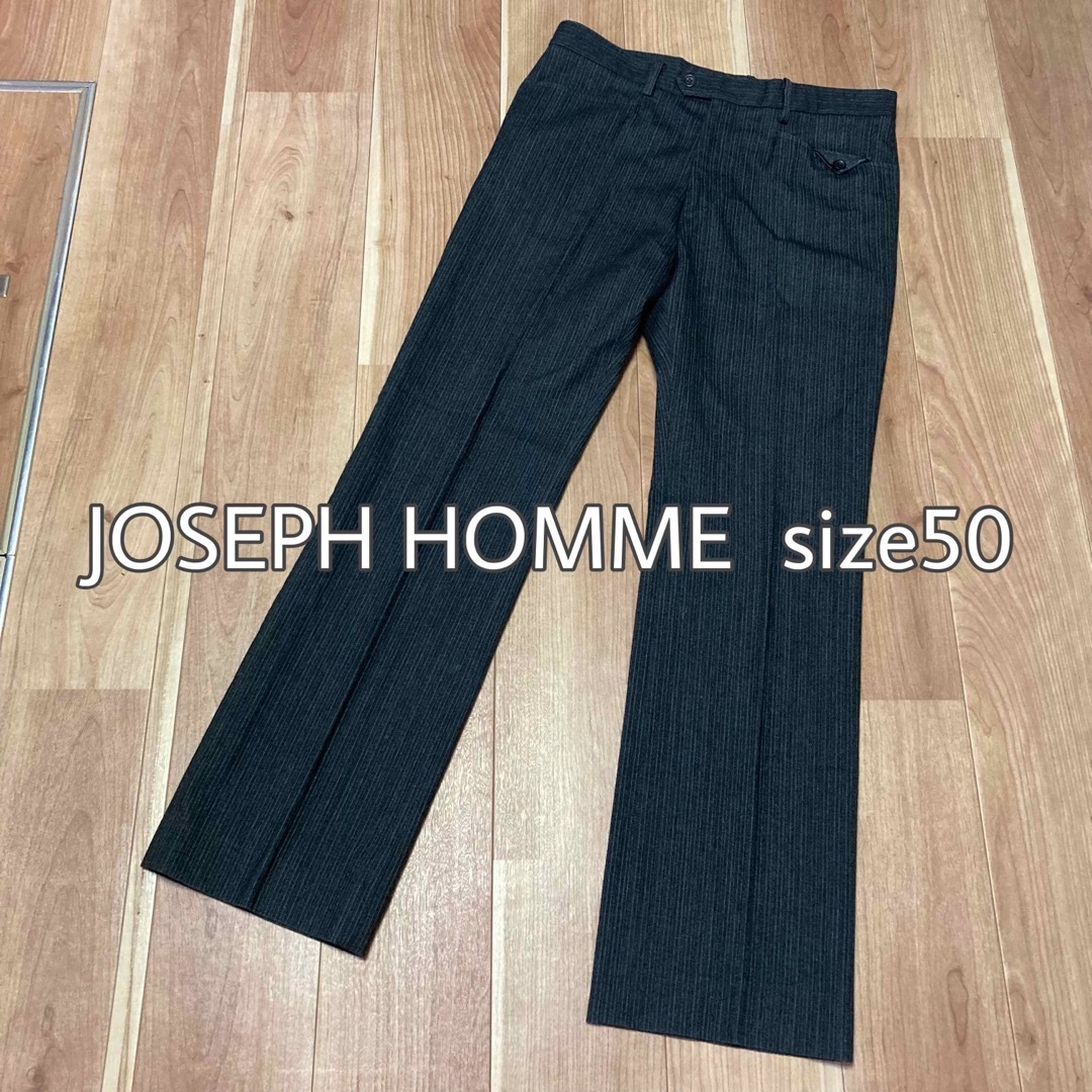 【JOSEPH HOMME／ジョセフオム】パンツ スラックス ピンストライプ50 | フリマアプリ ラクマ