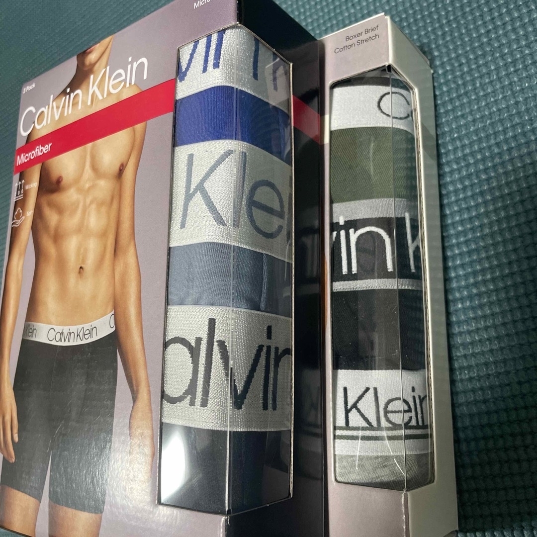 Calvin Klein(カルバンクライン)のCalvin  Klein ボクサーパンツ　Mサイズ　3×2 未開封 メンズのアンダーウェア(ボクサーパンツ)の商品写真