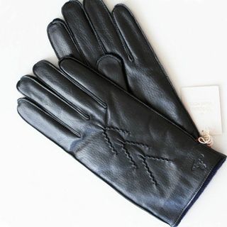 ヴィヴィアンウエストウッド(Vivienne Westwood)の新品 メンズ Mサイズ ステッチ BLK 羊革 ヴィヴィアン 手袋(手袋)