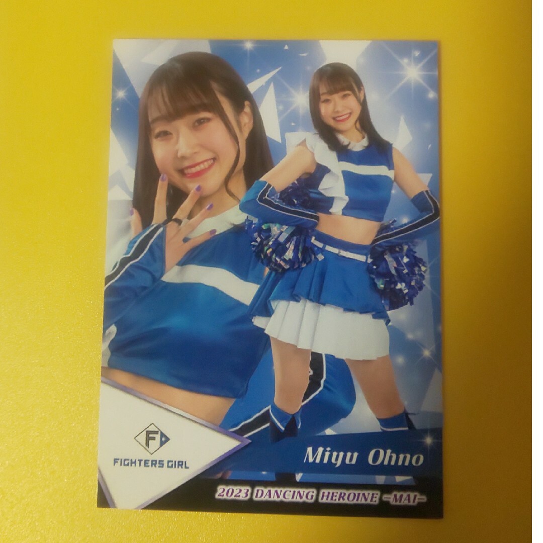 北海道日本ハムファイターズ(ホッカイドウニホンハムファイターズ)のBBMチアリーダー大野みゆFIGHTERSGIRL日本ハムファイターズカード エンタメ/ホビーのタレントグッズ(スポーツ選手)の商品写真