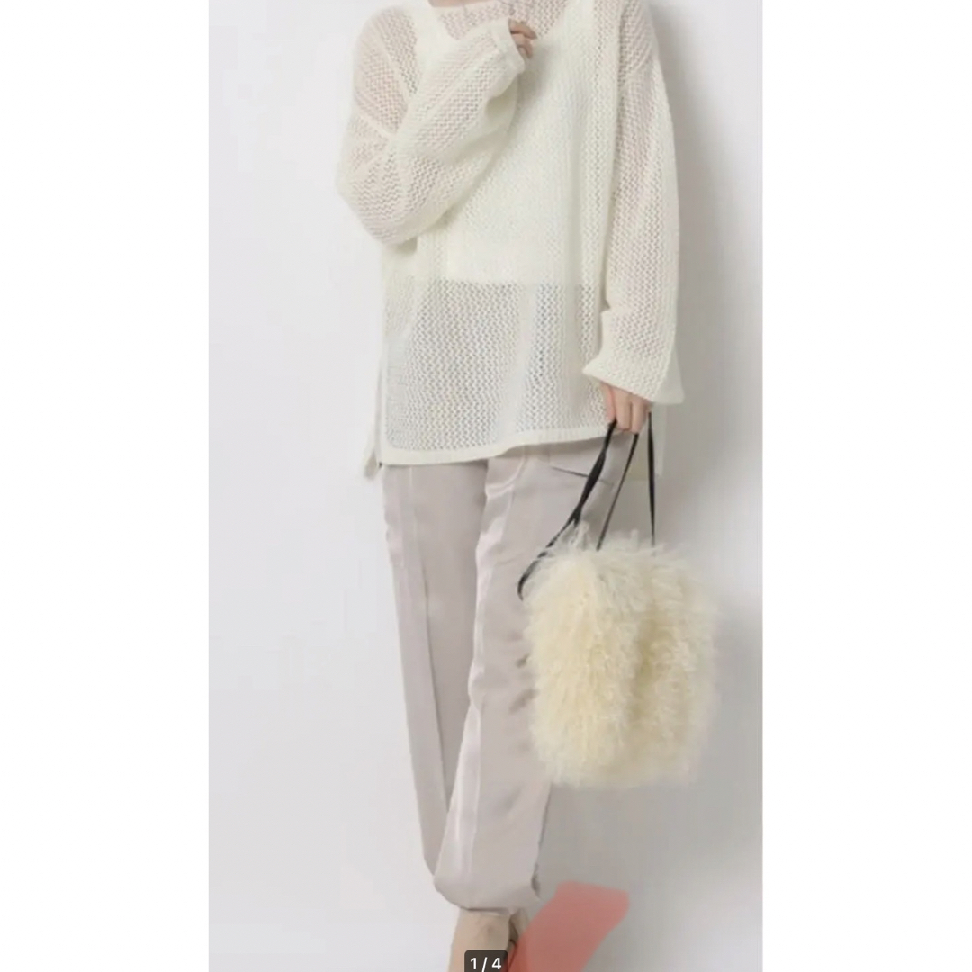 Apuweiser-riche - 【ほぼ新品】Apuweiser-riche リラクシーサテンワークパンツ