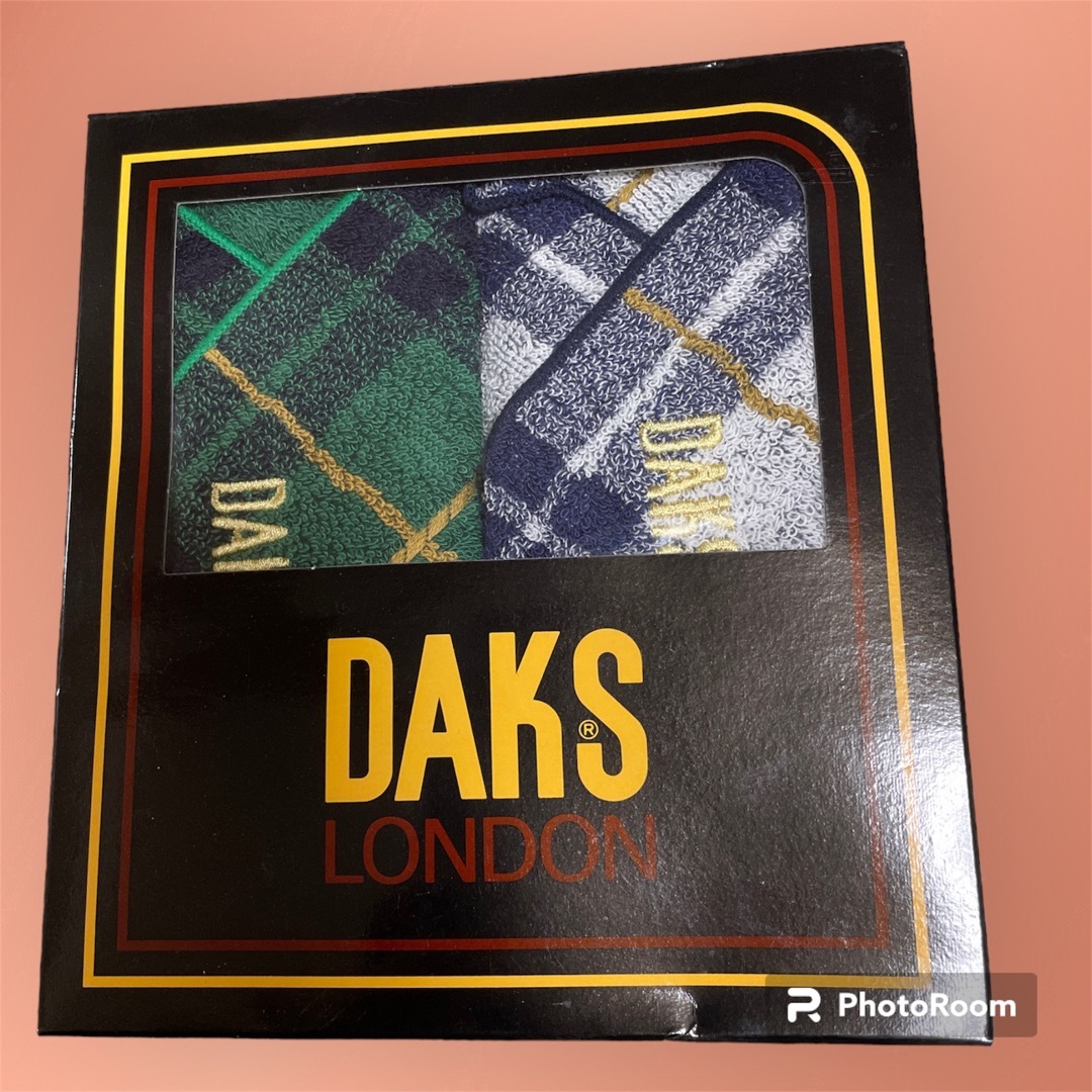 DAKS(ダックス)の【DAKS】ダックス タオルハンカチ 2枚組 メンズのファッション小物(ハンカチ/ポケットチーフ)の商品写真