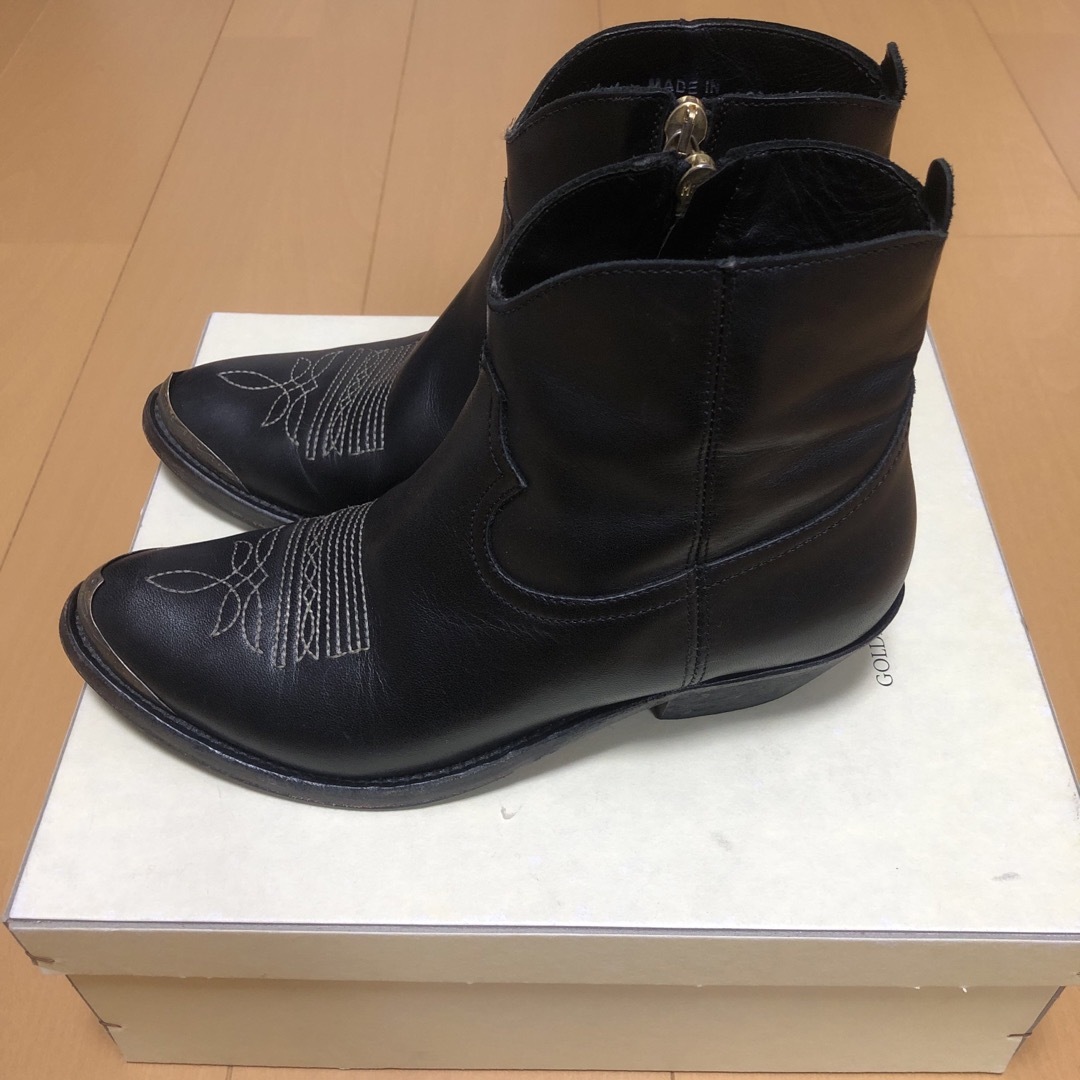 DEUXIEME CLASSE - GOLDEN GOOSE ショート ウエスタン ブーツ 23cm