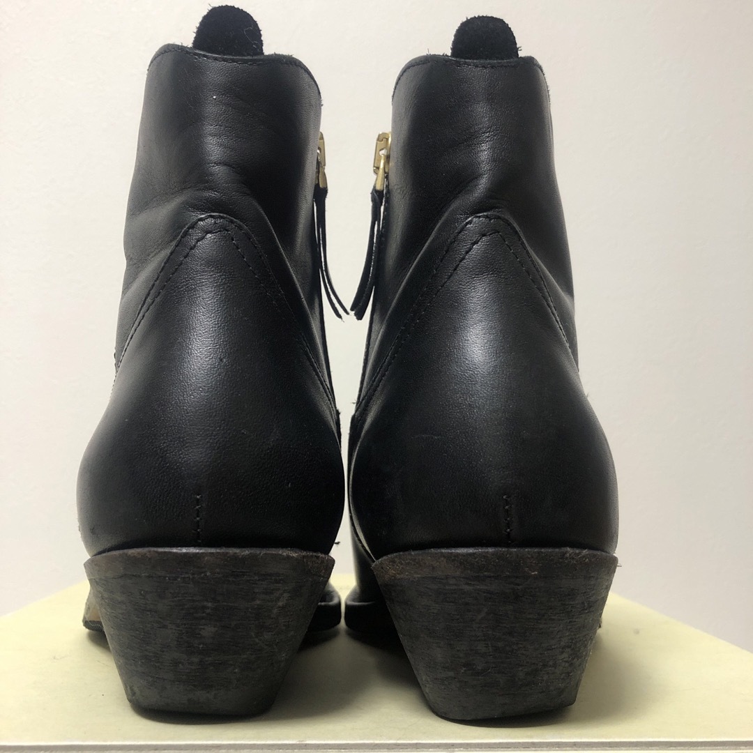 DEUXIEME CLASSE(ドゥーズィエムクラス)のGOLDEN GOOSE  ショート ウエスタン ブーツ　23cm ブラック レディースの靴/シューズ(ブーツ)の商品写真