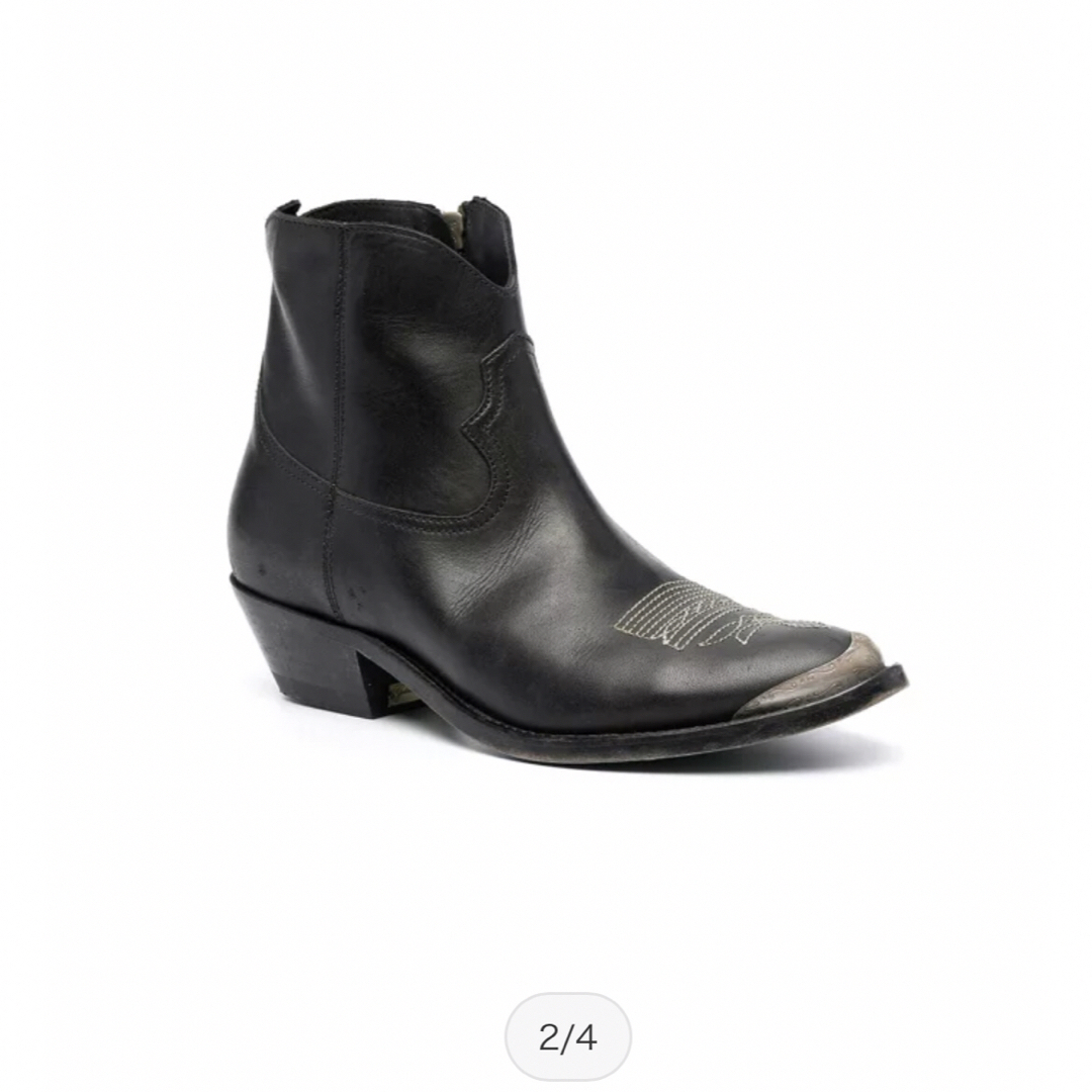 DEUXIEME CLASSE - GOLDEN GOOSE ショート ウエスタン ブーツ DEUXIEME CLASSE - GOLDEN GOOSE ショート ウエスタン ブーツ