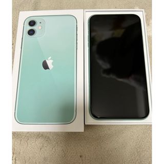 アイフォーン(iPhone)のiPhone11 64GB グリーン UQ SIMフリー(スマートフォン本体)