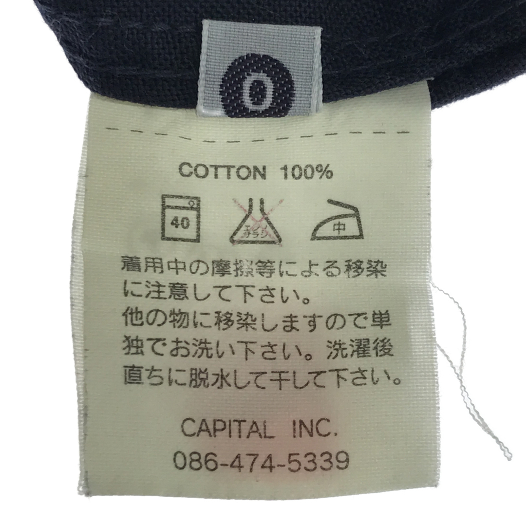 KAPITAL(キャピタル)のキャピタル バンダナ付きボタンダウンシャツ ネイビー サイズXS(0) レディースのトップス(シャツ/ブラウス(長袖/七分))の商品写真