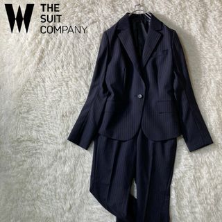 スーツカンパニー(THE SUIT COMPANY)の極美品 スーツカンパニー REDA セットアップ パンツスーツ ネイビー 36(スーツ)