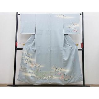 平和屋野田店■訪問着　作家物　御所解文　暈し染め　逸品　n-je3466(着物)