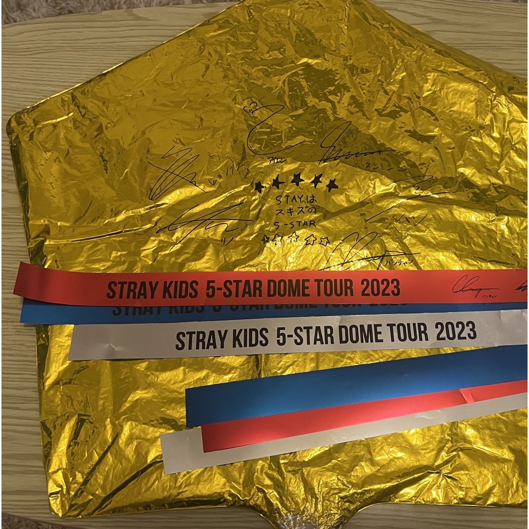 straykids 東京ドーム 銀テープ 銀テ ３色 バルーン 風船 セット