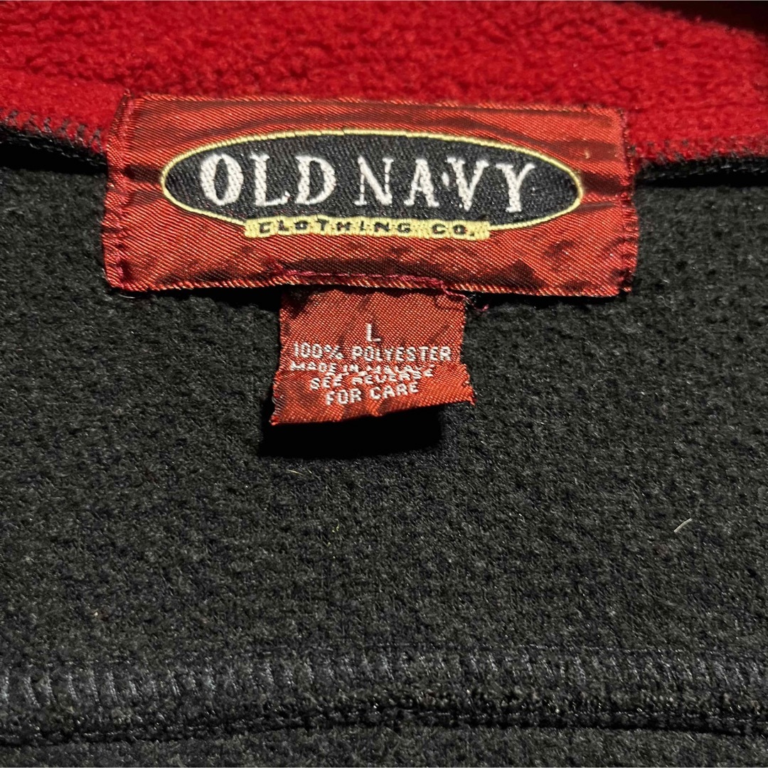 Old Navy(オールドネイビー)の[希少]OLD NAVY(オールドネイビー)90s テック フリースハーフジップ メンズのトップス(スウェット)の商品写真