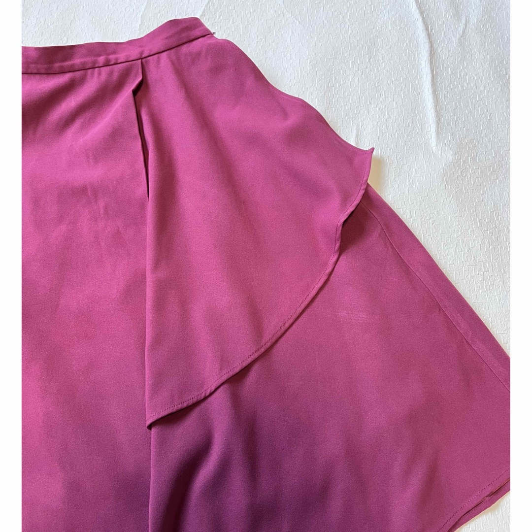 URBAN RESEARCH SONNY LABEL(アーバンリサーチサニーレーベル)のアシンメトリーデザイン　フレアスカート　ピンク レディースのスカート(ロングスカート)の商品写真