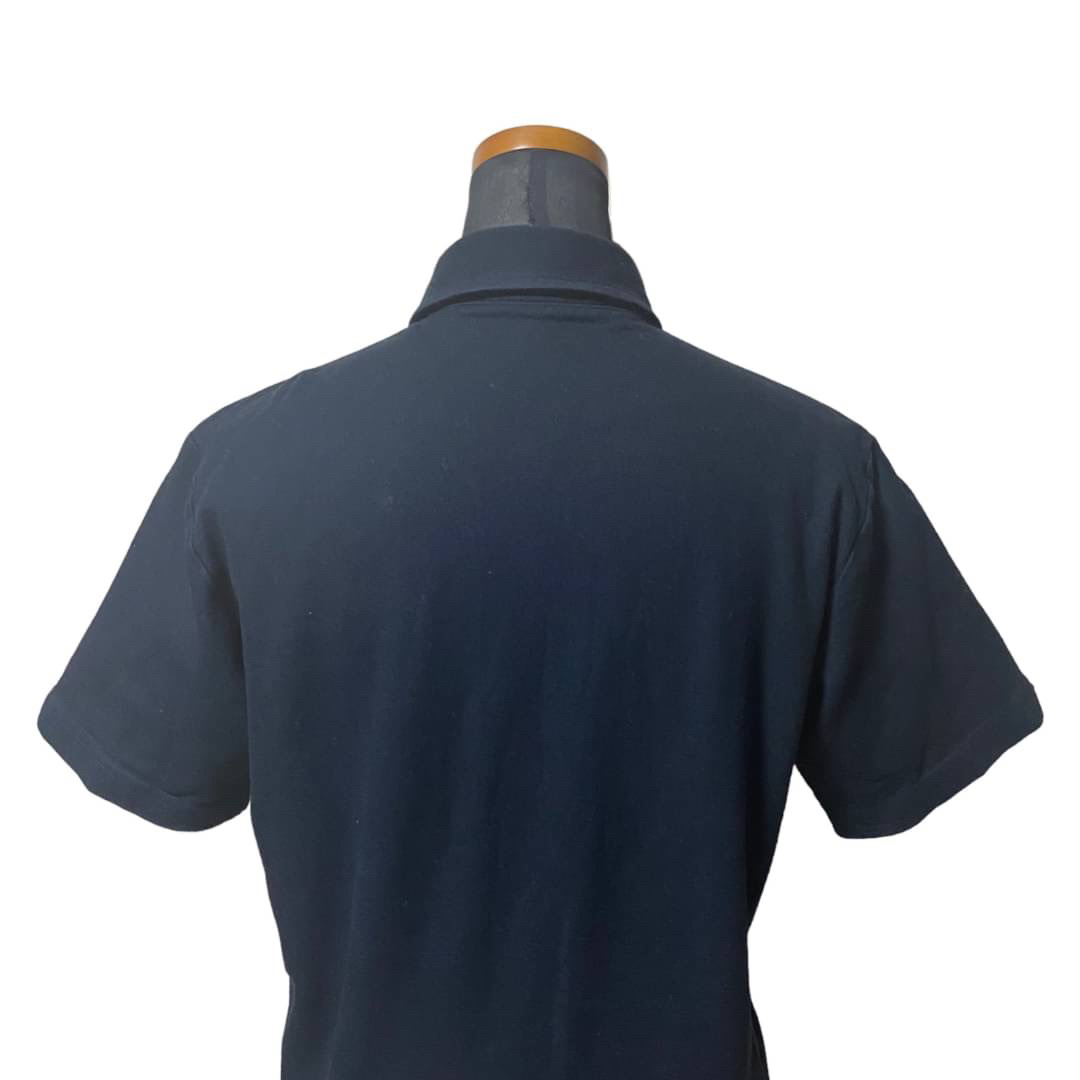 FRED PERRY(フレッドペリー)のフレッドペリー 半袖 ハーフボタン シャツ レディース サイズS ブラック レディースのトップス(ポロシャツ)の商品写真