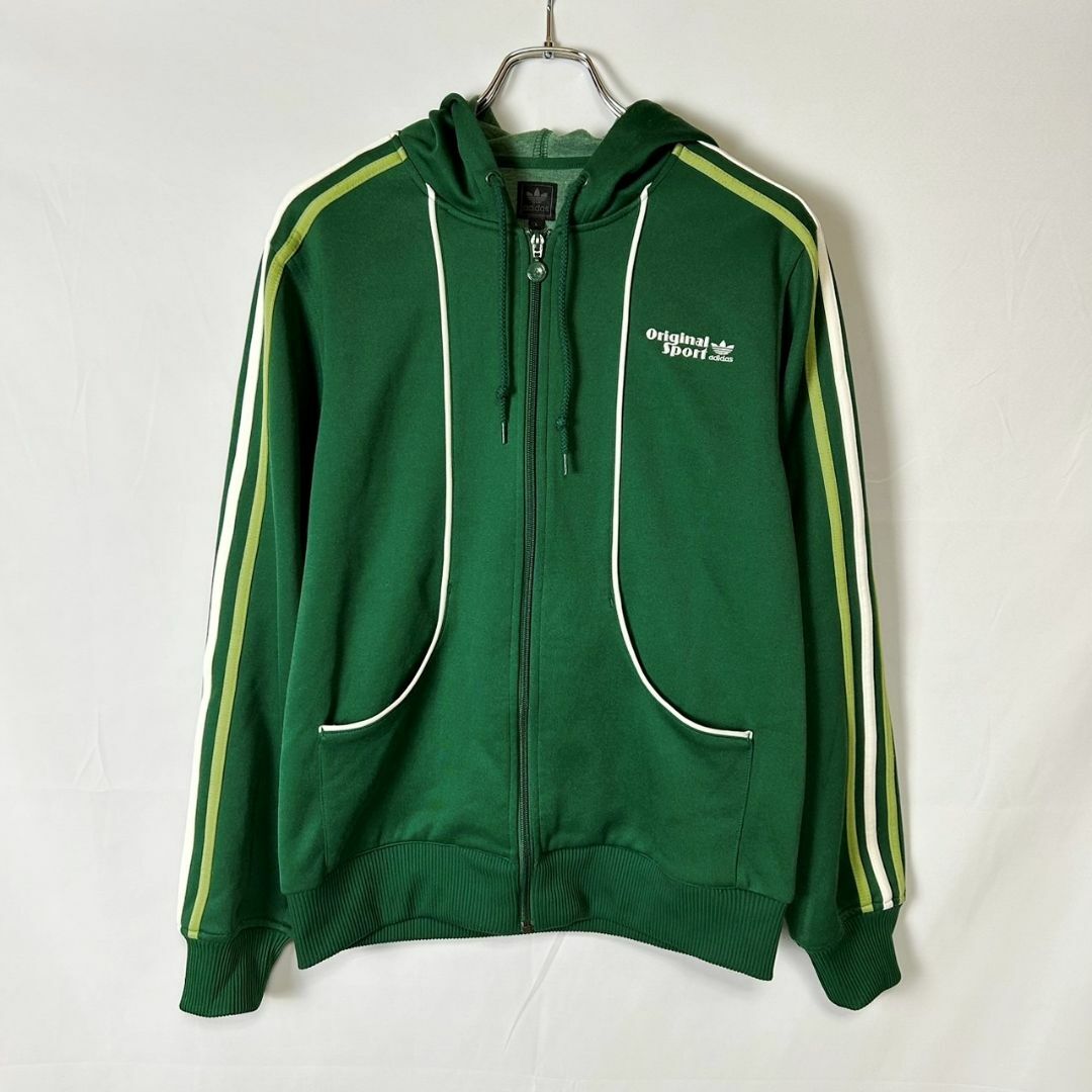 美品‼️adidas アディダスオリジナルス　ジップジャケット  紺色　M