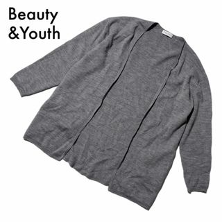 ビューティアンドユースユナイテッドアローズ(BEAUTY&YOUTH UNITED ARROWS)のビューティー&ユース ユナイテッドアローズ ニット カーディガン グレー 秋冬(カーディガン)