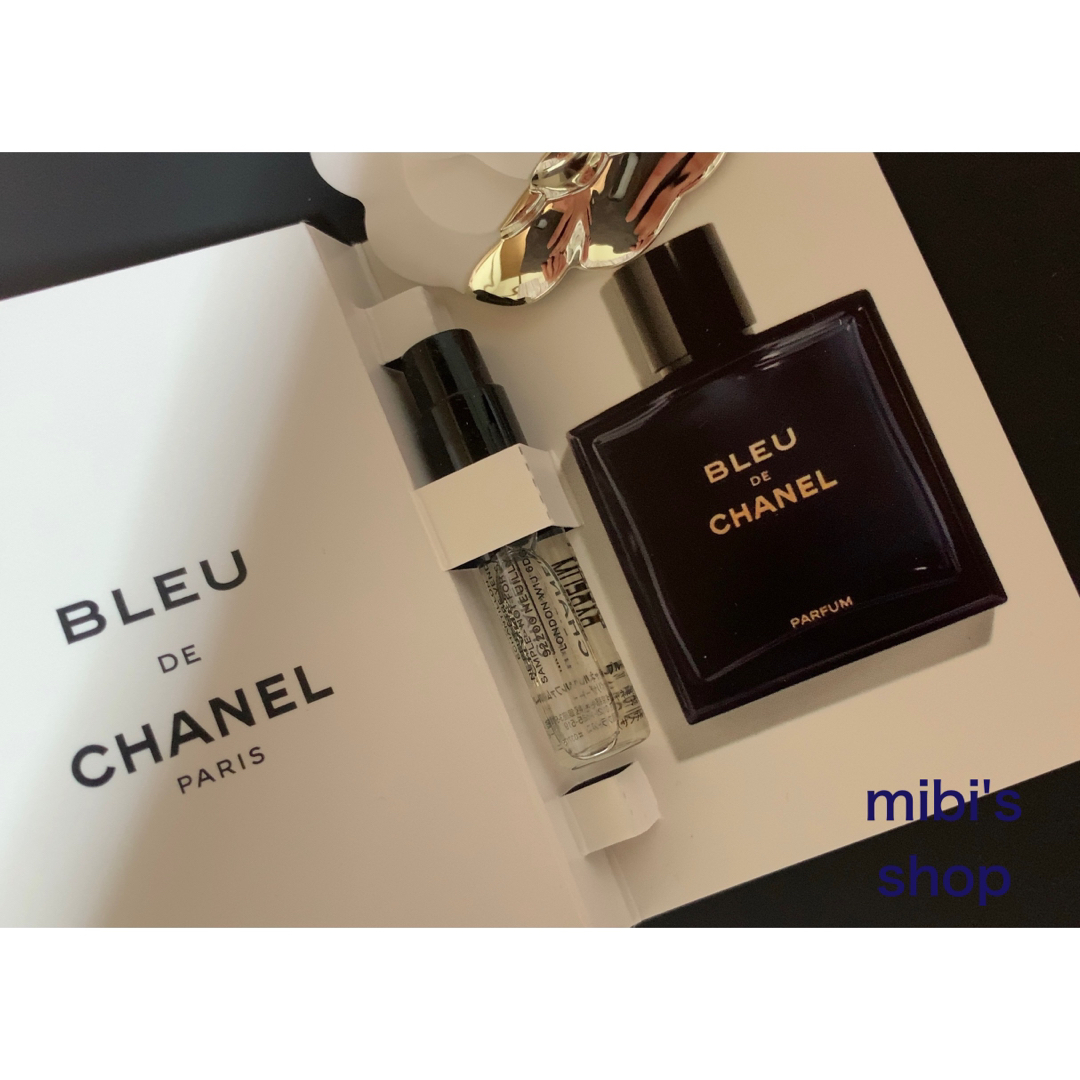 CHANEL(シャネル)のCHANEL💙ブルードゥ　香水　サンプル　試供品 コスメ/美容のキット/セット(サンプル/トライアルキット)の商品写真