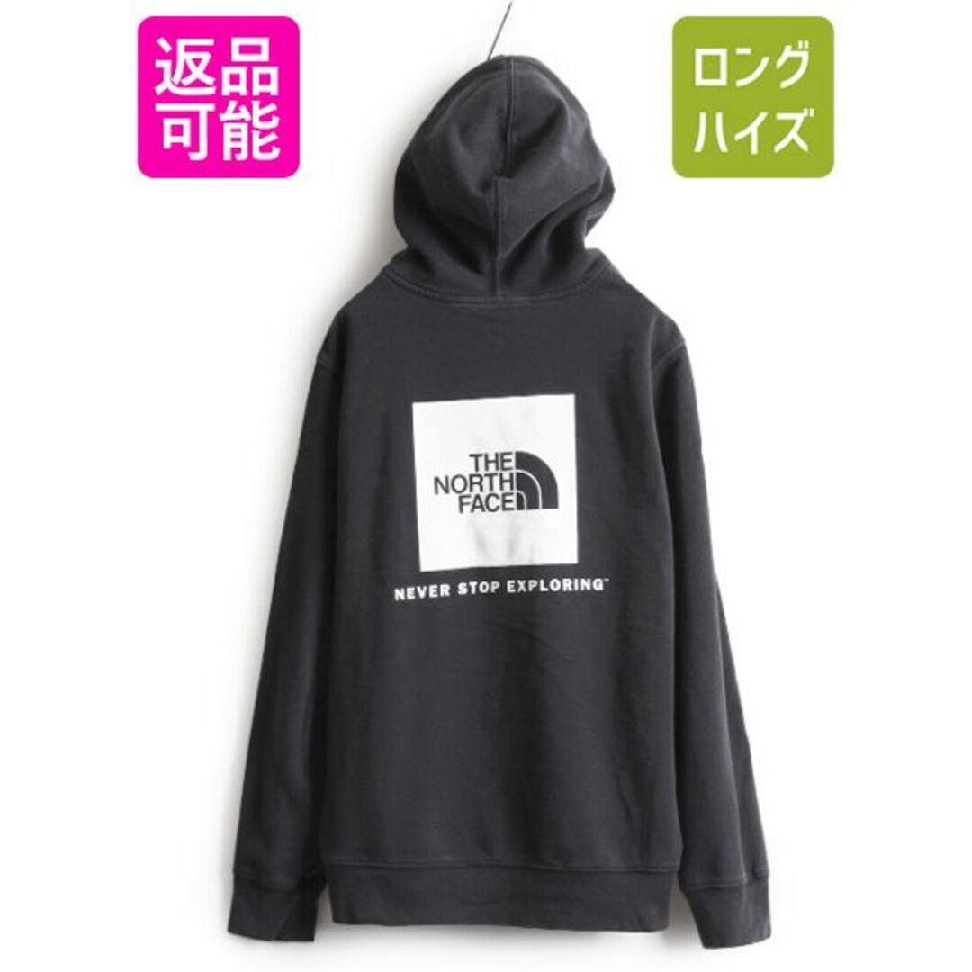 THE NORTH FACE(ザノースフェイス)のUS企画 ノースフェイス 両面 プリント スウェット フード パーカー L 黒 メンズのトップス(パーカー)の商品写真