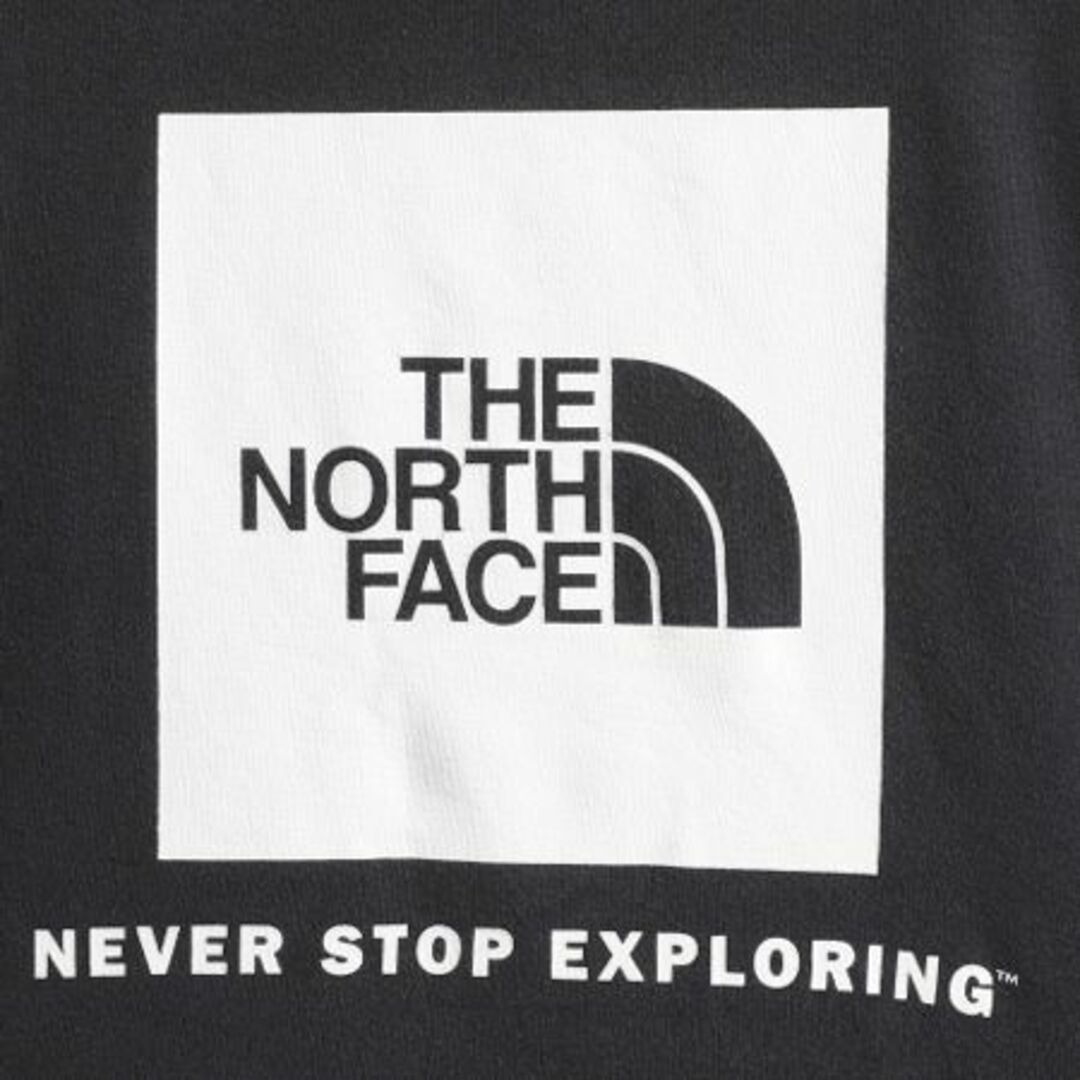 THE NORTH FACE(ザノースフェイス)のUS企画 ノースフェイス 両面 プリント スウェット フード パーカー L 黒 メンズのトップス(パーカー)の商品写真