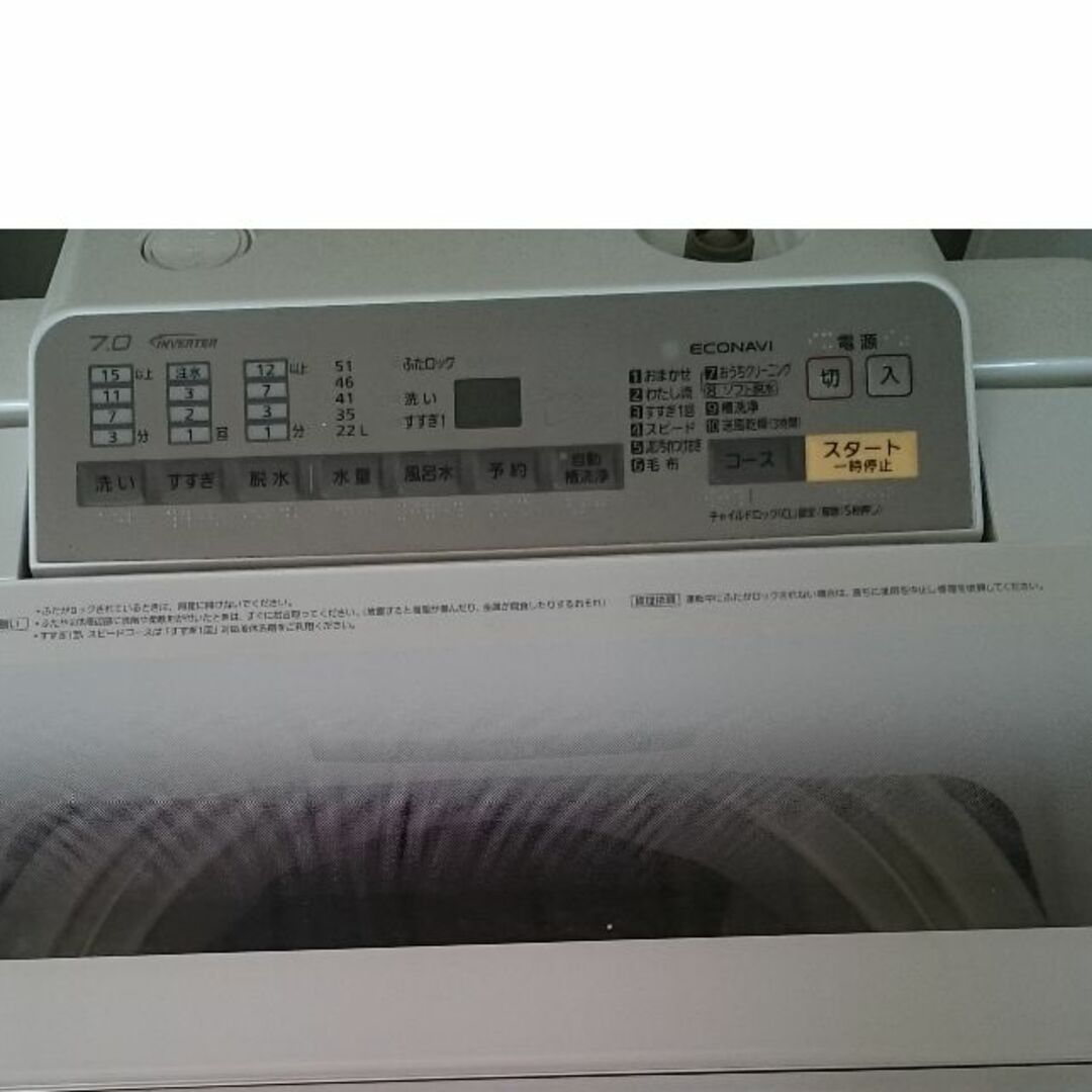 Panasonic全自動電気洗濯機  何年製かは不明