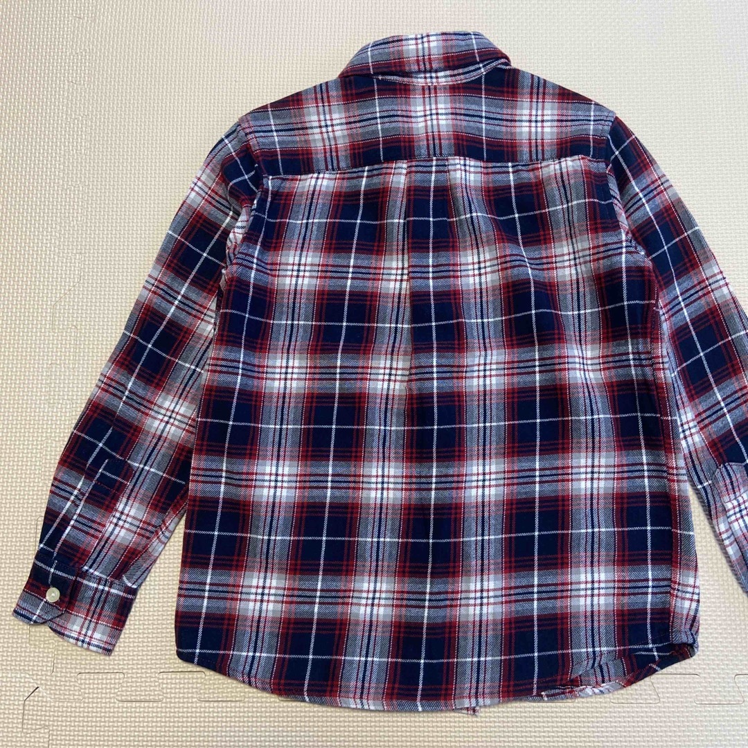 SLAP SLIP(スラップスリップ)のポロ&スラップスリップ　120㎝ ２点 セット　ネルシャツ&ブルゾン キッズ/ベビー/マタニティのキッズ服男の子用(90cm~)(ジャケット/上着)の商品写真