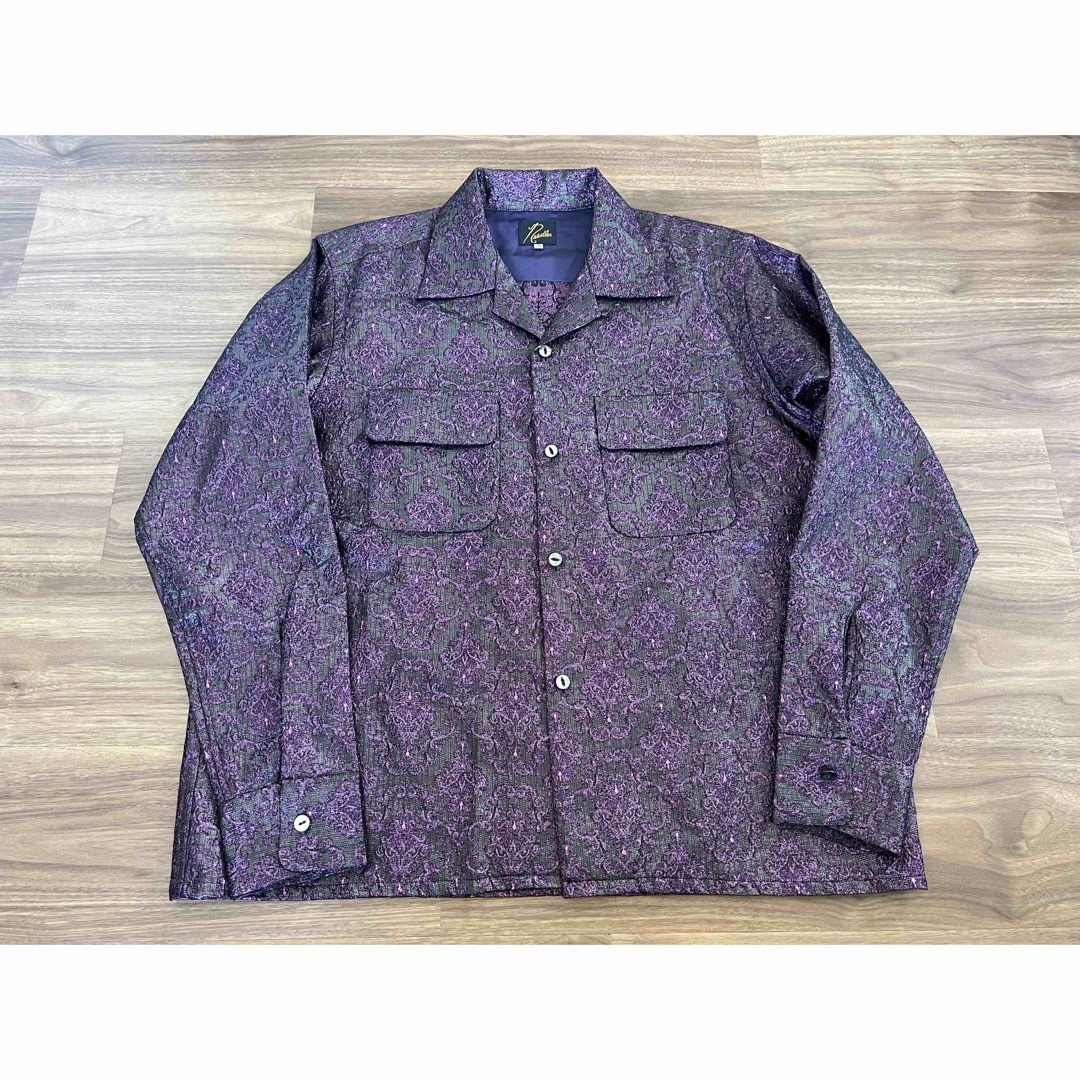 Needles Classic Shirt Poly Lame Damask-