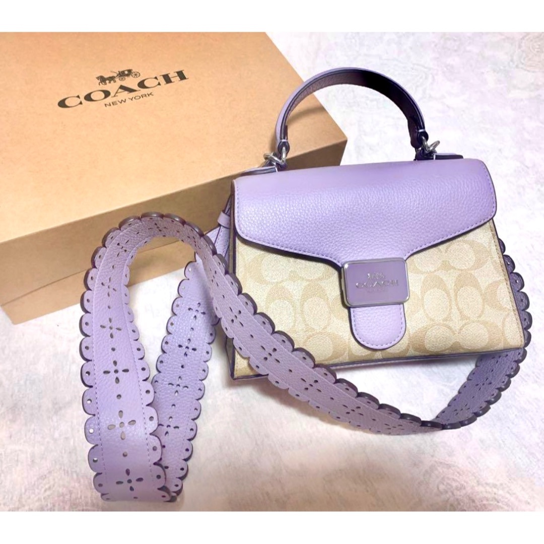 未使用✨COACHコーチ 2way ペッパーサッチェル　CA233 シグネチャー