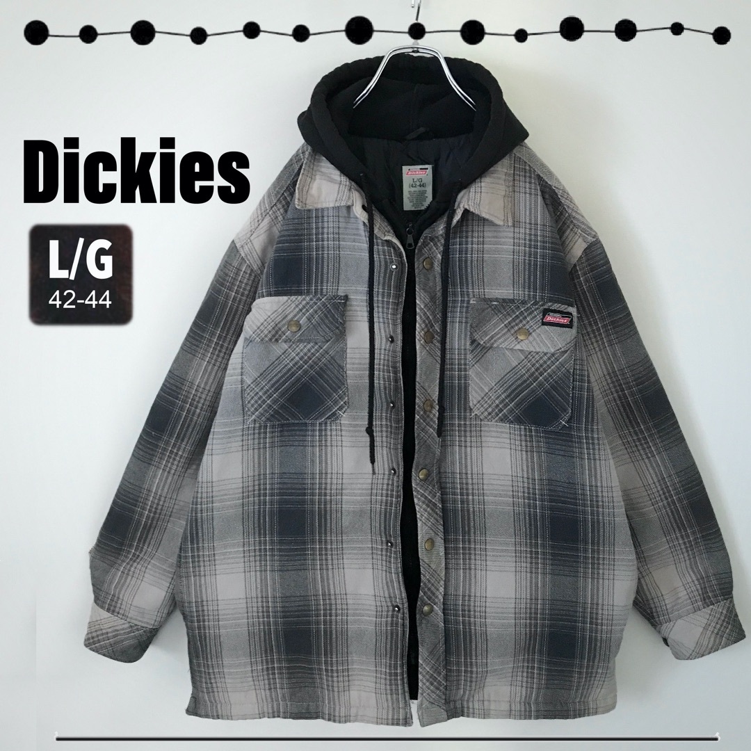 Dickies - Dickies☆フード付シャツジャケット☆キルティング裏地 ...